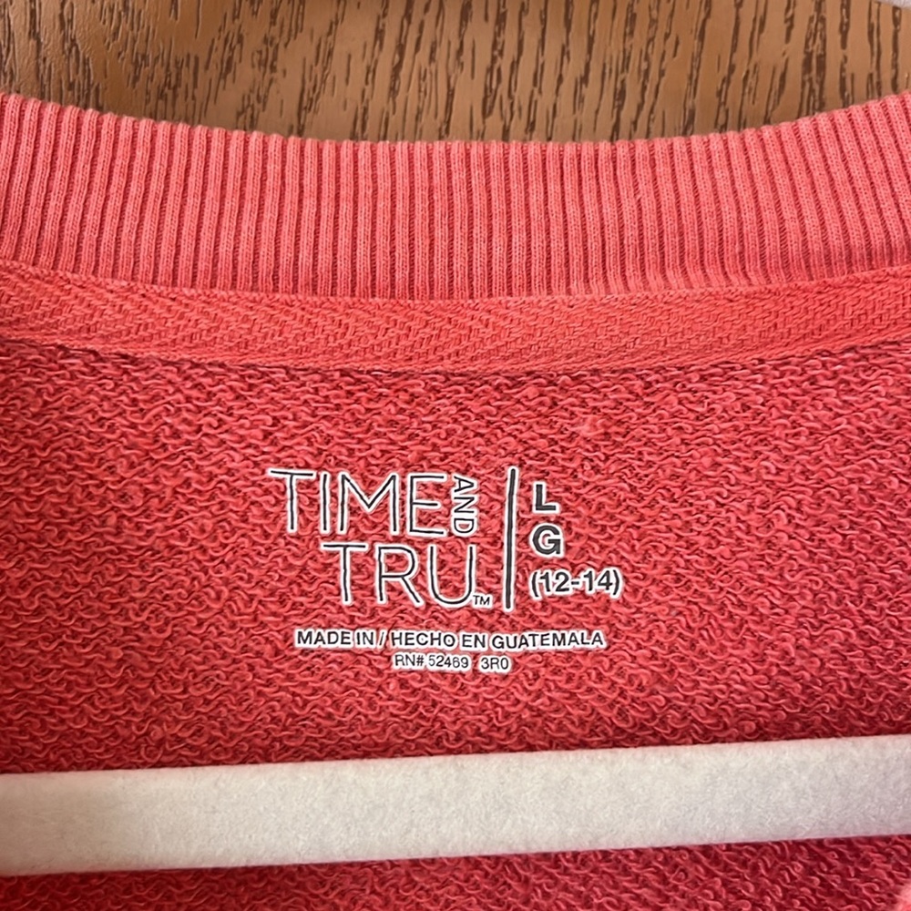Time and Tru Sweatshirt—Size Large - Picture 3 of 4